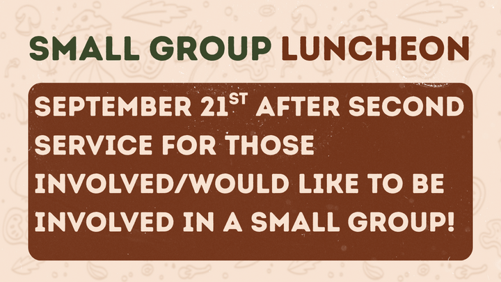 Small Group Luncheon logo