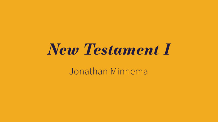 New Testament Survey I logo