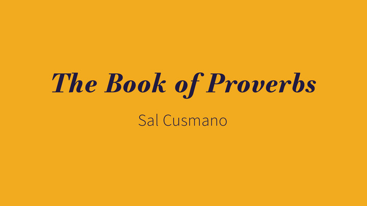 The Book of Proverbs logo