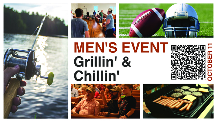 Men's Event: Grillin' & Chillin' ~ October 11, 2025 logo