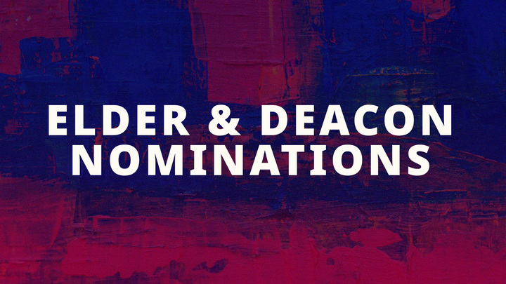 Elder & Deacon Nominations logo
