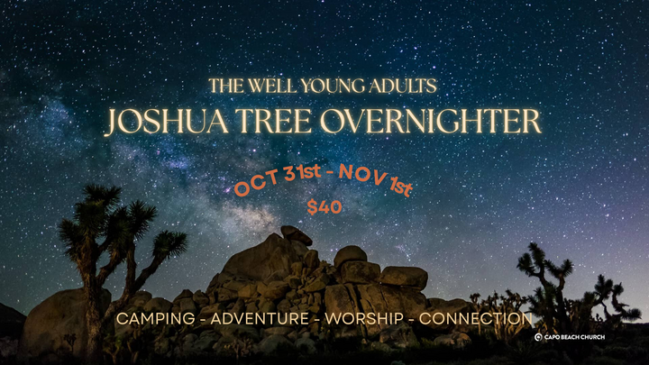 Young Adult Joshua Tree Overnighter logo