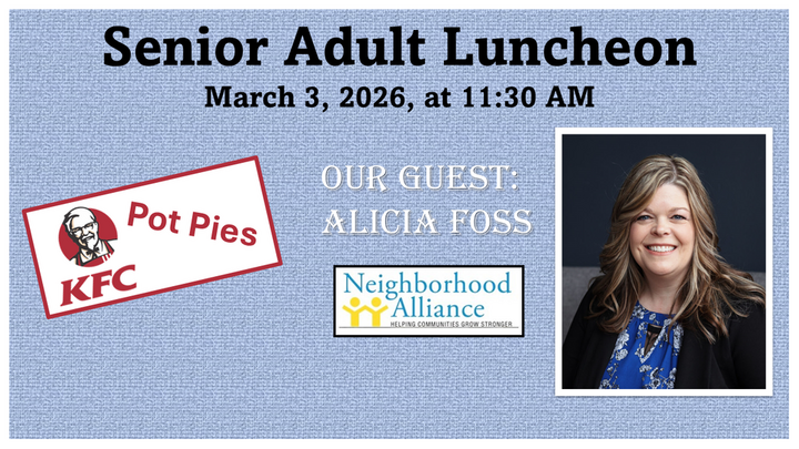 Senior Adult Luncheon logo