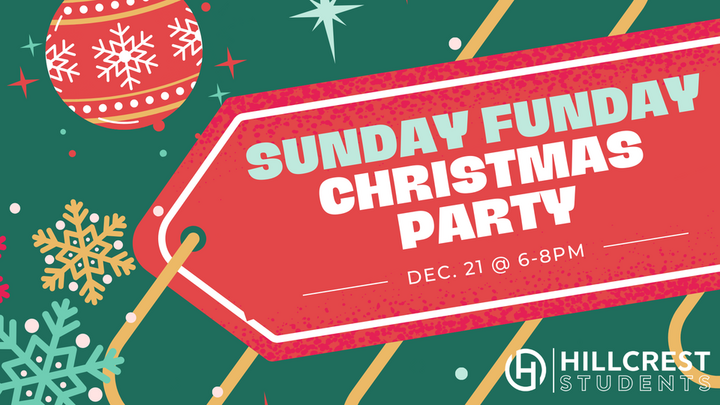 Jr. Students Sunday Funday: Christmas Party! logo