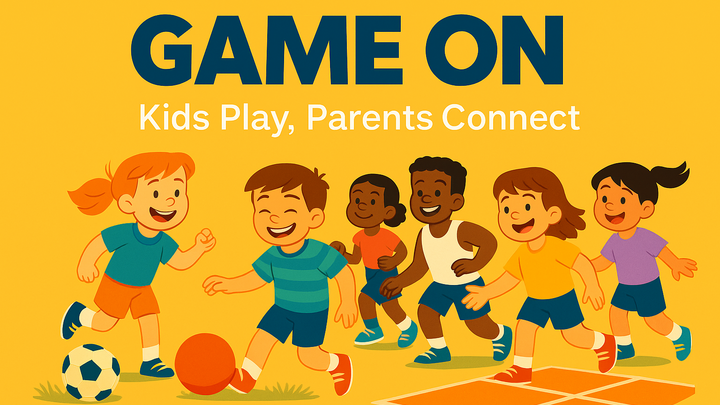 GAME ON! | Kids Play, Parents Connect logo