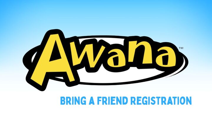 Awana Friend Registration ONLY logo