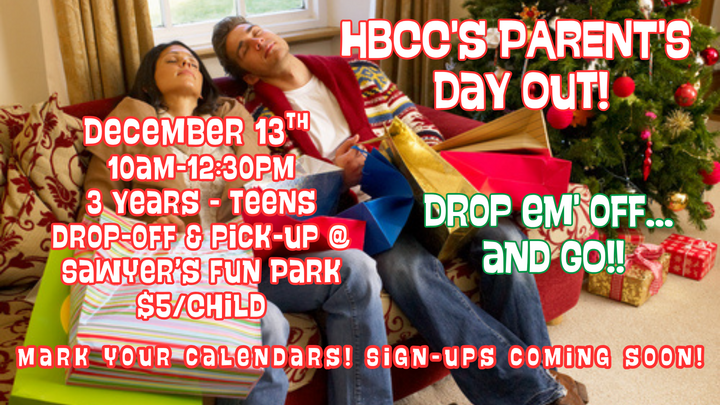 HBCC's Parent's Day Out! logo