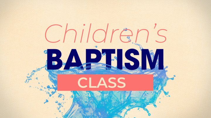 Children's Baptism Class logo