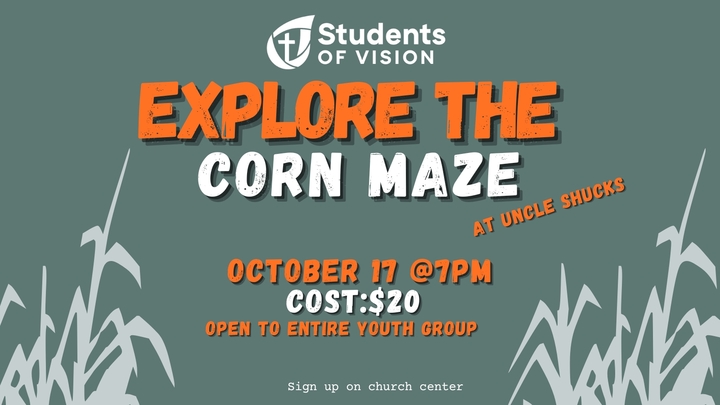 Students of Vision: Uncle Shucks Corn Maze logo