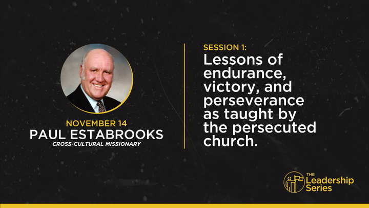 THE LEADERSHIP SERIES: Session 1 | Paul Estabrooks logo image