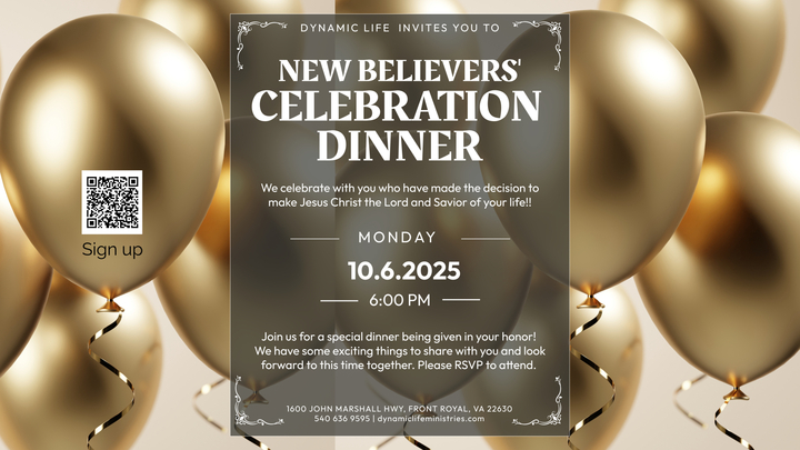Celebration Dinner for New Believers logo