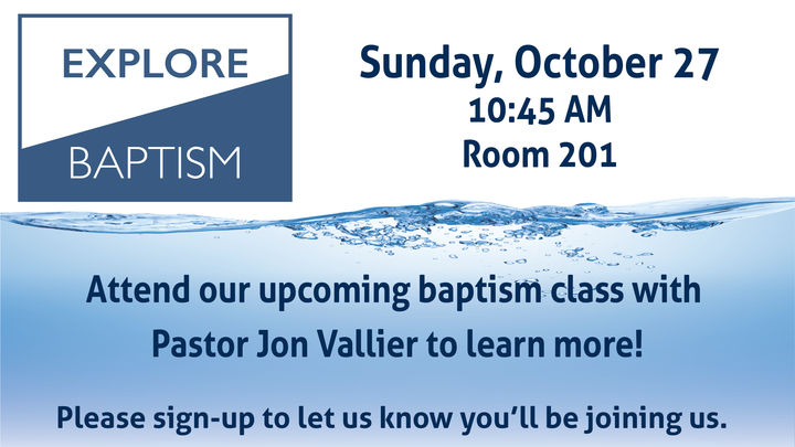 Explore Baptism logo image