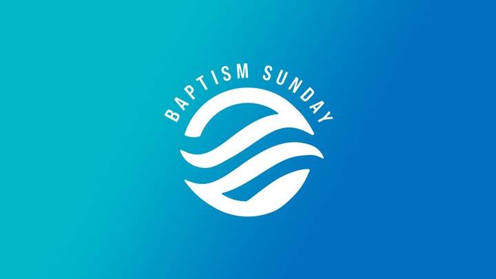 Baptism Sunday 2026 logo