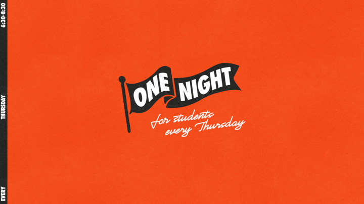 One Night: Thursdays, 6:30-8:30pm logo