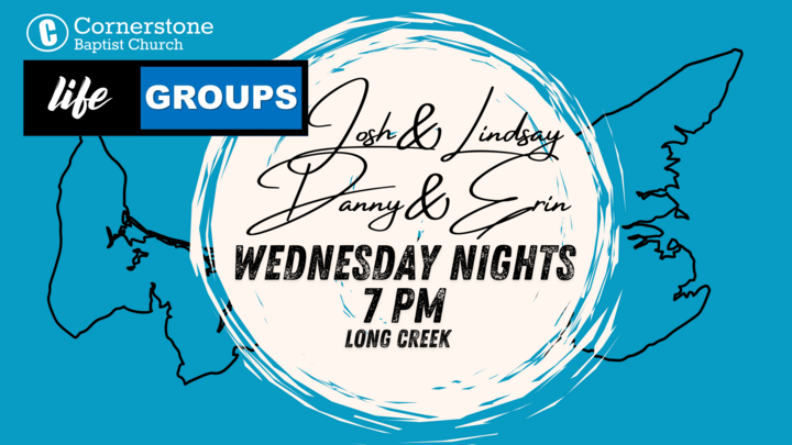 Cornwall Life Group - Josh & Lindsay Andrews/Danny & Erin Stretch - Sunday Nights -7:30-9pm logo