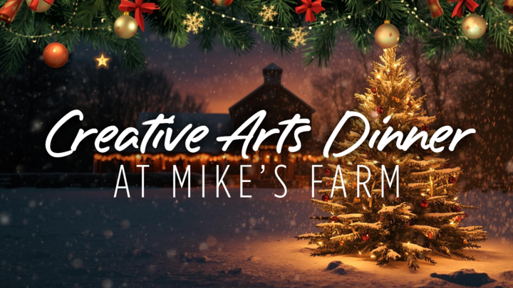Creative Arts Dinner at Mike's Farm logo