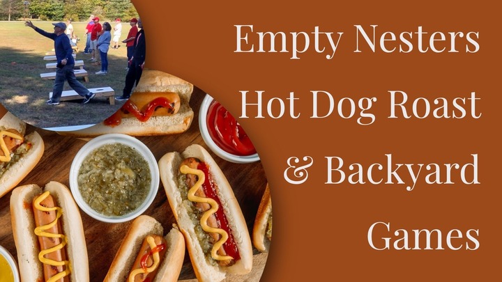 Empty Nesters Hot Dog Roast and Backyard Games logo