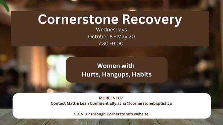 Women's Cornerstone Recovery logo
