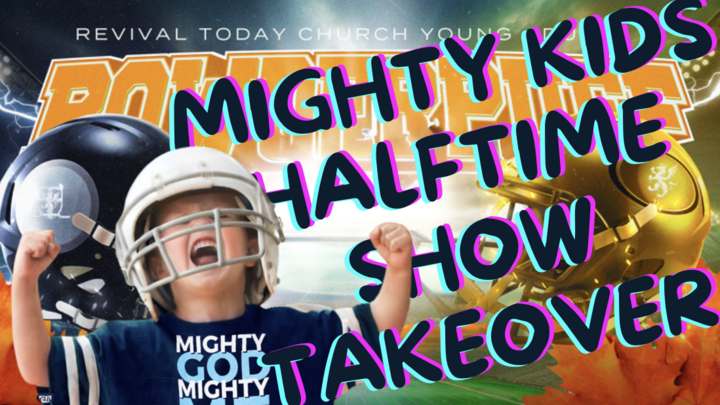Mighty Kids Half-Time Show at PowderPuff Game logo