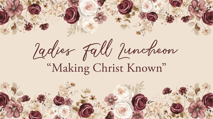 Ladies Fall Luncheon logo