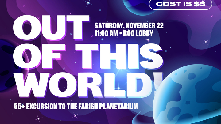 55+ Excursion to the Outer Limits logo