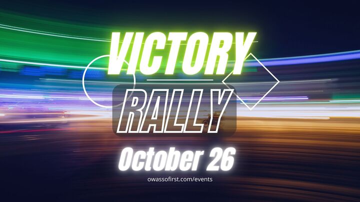 Victory Rally & Steak Dinner 2025 logo
