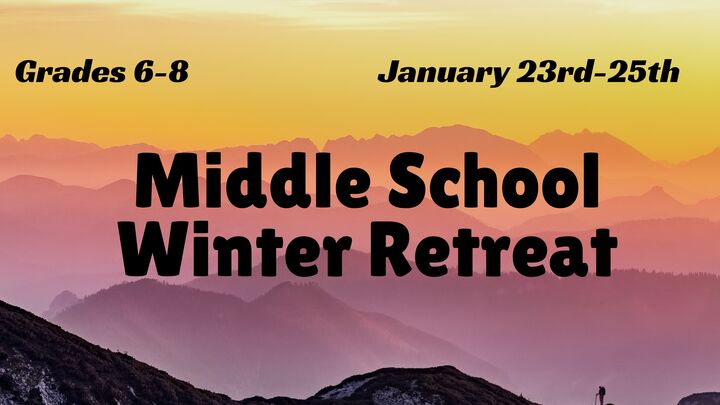 Middle School Winter Retreat logo
