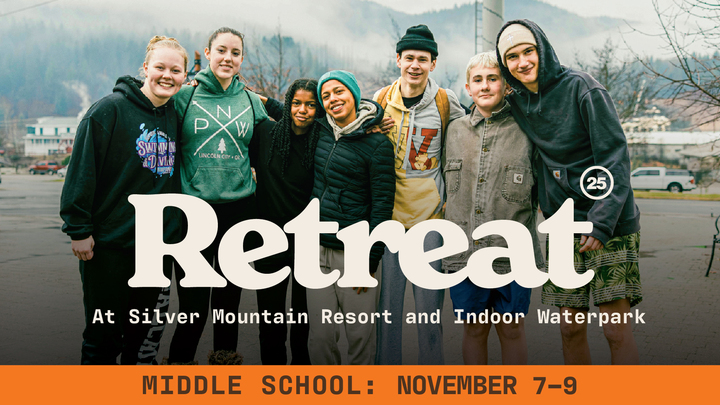 Middle School Retreat Student Registration 2025 logo
