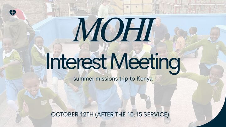 MOHI Missions Trip Interest Meeting logo