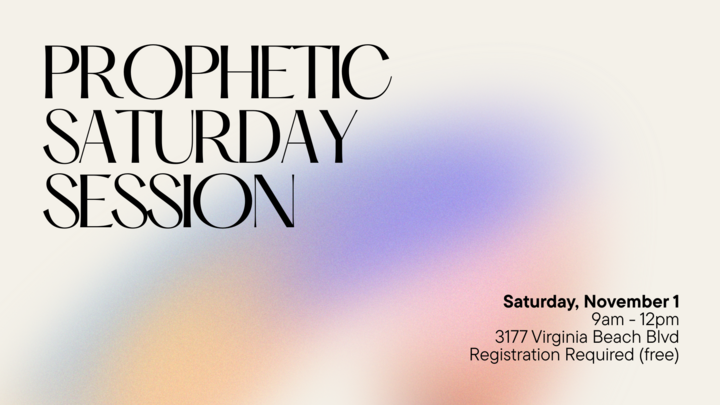 Prophetic Saturday Session logo