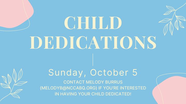 Child Dedications logo