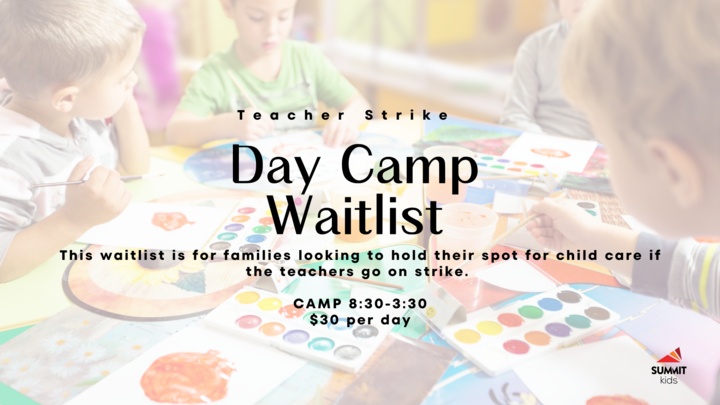 Day Camp Waitlist (Teacher Strike) logo