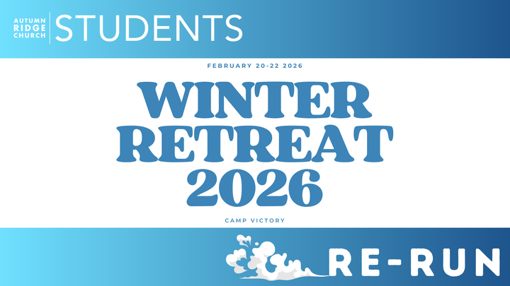 Student Ministry Winter Retreat 2026 logo