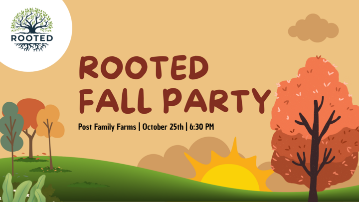 Rooted Fall Party logo