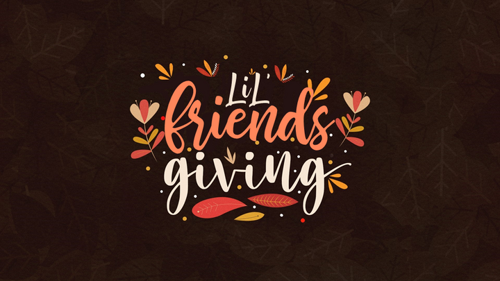 lil' friendsgiving Potluck logo