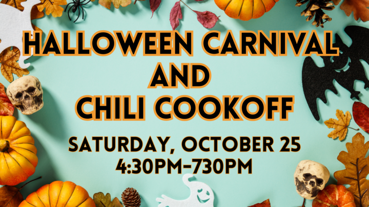 Volunteers for Fall Halloween Festival & Chili Cookoff logo