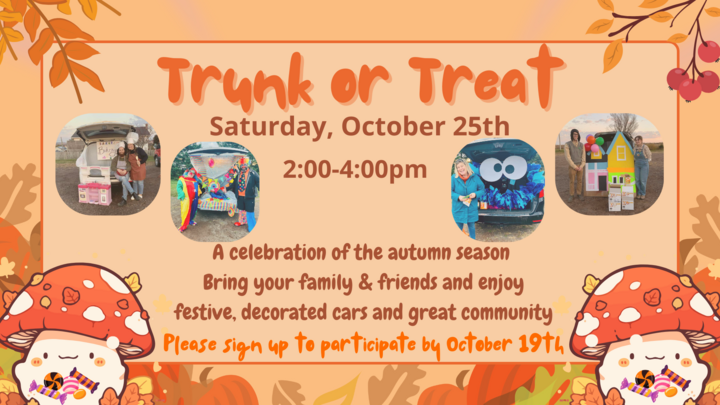 Cornerstone Stratford Trunk or Treat logo