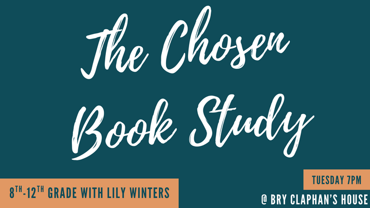 Fall Small Groups 2025 - The Chosen Book Study logo