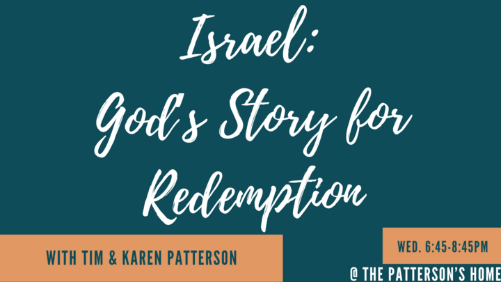 Fall Small Groups 2025 - Israel: God's Story for Redemption logo