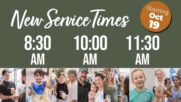 New Service Times Begin logo