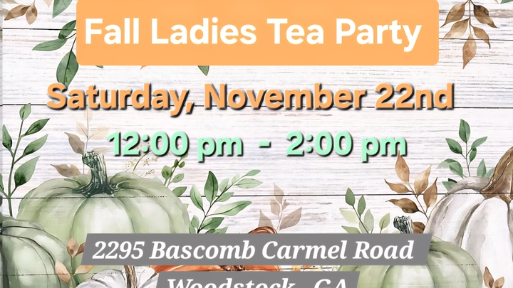 Fall Ladies Tea  logo