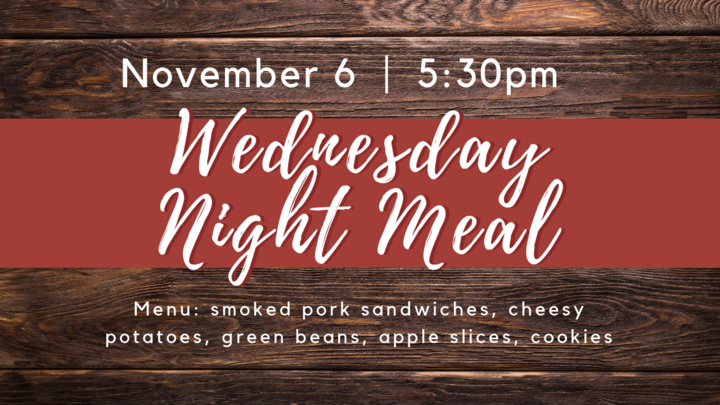 Wednesday Night Meal - November 6 logo image