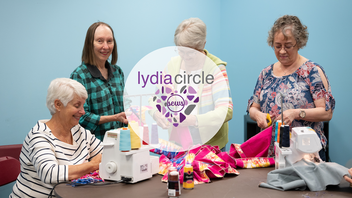 Sewing for Lydia Circles  logo