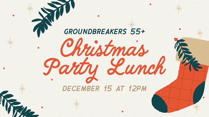 Groundbreakers Christmas Party Lunch logo