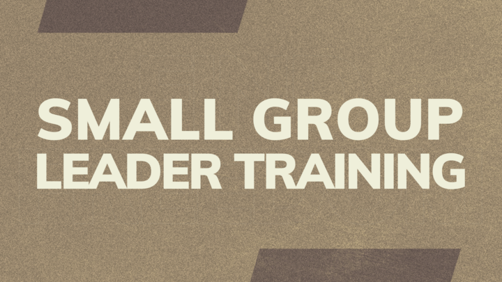 Small Group Leader Training logo