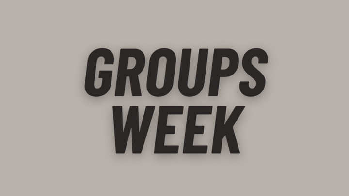 Groups Week logo