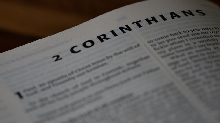 Monday Zoom Bible Study - 2 Corinthians logo