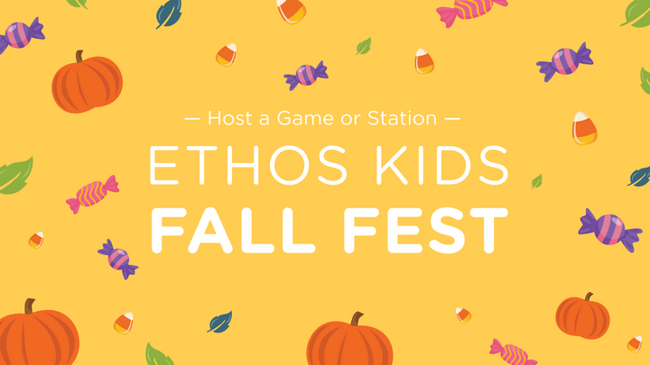 Host a Game for our Ethos Kids Fall Fest logo