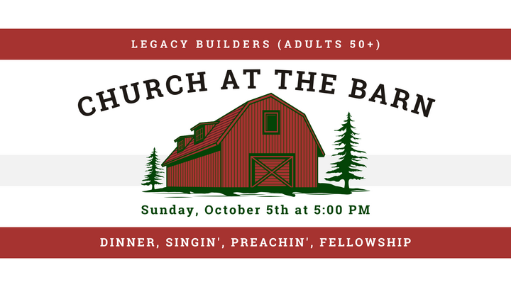 Church at the Barn - Legacy Builders Event logo