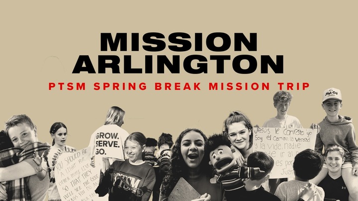 PTSM Mission Arlington - Spring Break Mission Trip logo